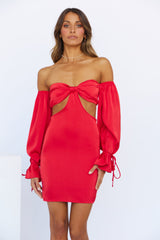 A Different Vibe Dress Red