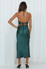 Country Club Meet Midi Dress Teal