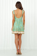 Tropical Fun Dress Mint