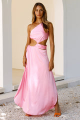 Hot Divinity Maxi Dress Pink