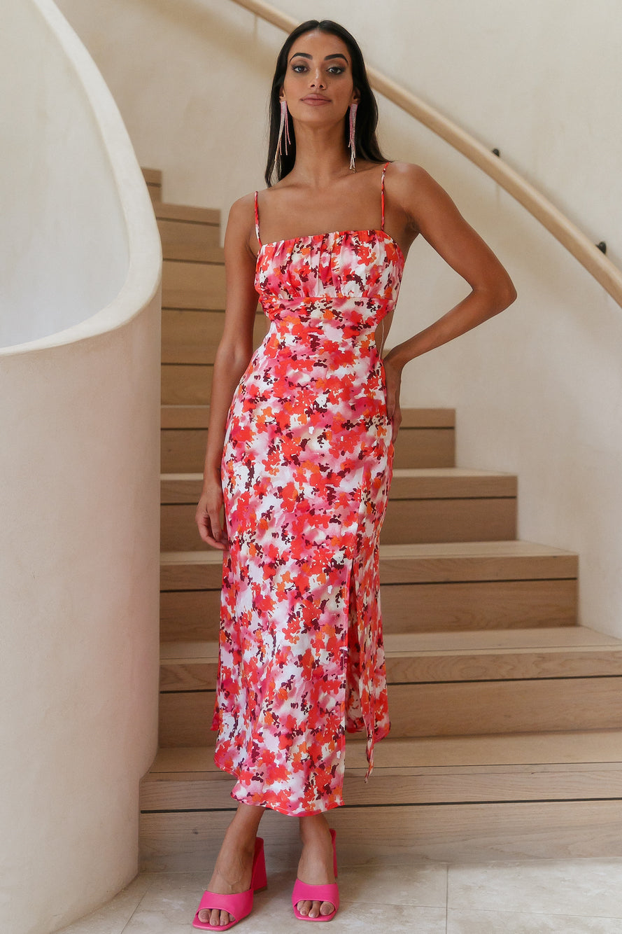 Runaway With You Midi Dress Floral