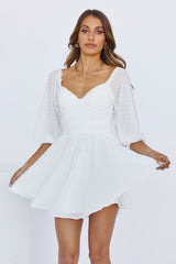 Heart Eyes For You Dress White