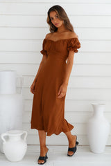 Sky Child Maxi Dress Chocolate