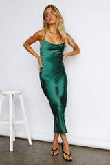 Who Loves You Midi Dress Teal