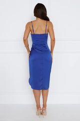 My Rose Midi Dress Blue