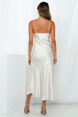 Wanted On The Dance Floor Midi Dress Champagne