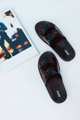 MELISSA Wide Slides Tortoise Shell