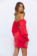 A Different Vibe Dress Red