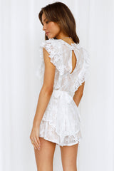 Last One Loving Romper White