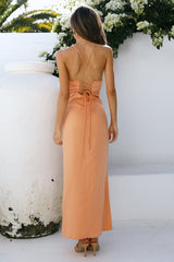 Golden Thoughts Maxi Dress Orange