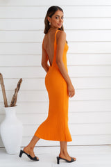 Tanked Beaches Maxi Dress Orange