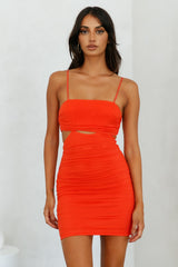 Sippin By The Sea Dress Orange