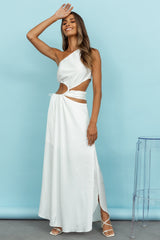 Hot Divinity Maxi Dress White