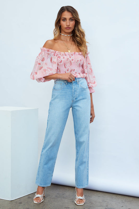 Squeeze Me Crop Top Pink