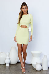 Feeling Wavy Dress Yellow