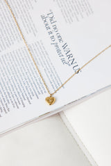 18K Gold Plated Starred Heart Necklace