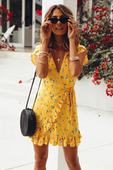 Sun Comes Up Dress Yellow