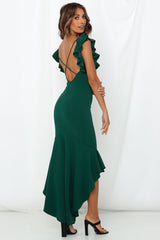 The Hills Maxi Dress Forest Green