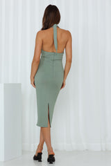 Ring It Out Midi Dress Sage