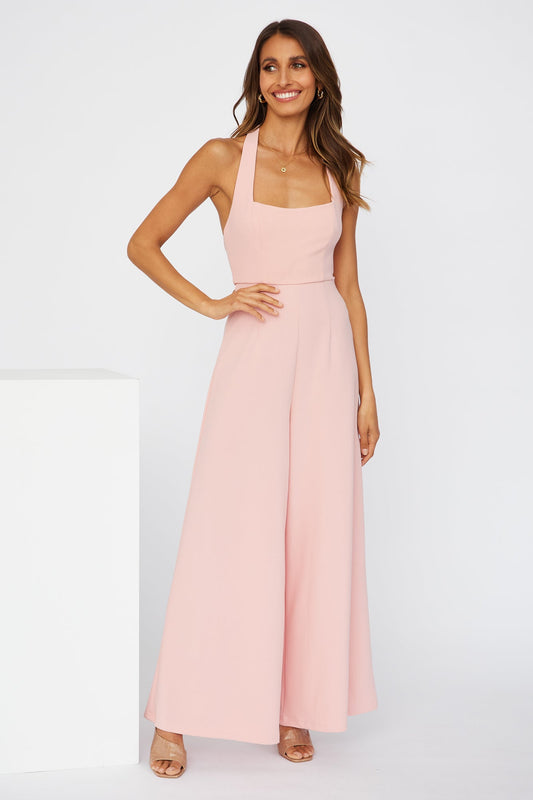 Sweet Home Jumpsuit Blush