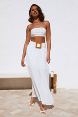 Iconic Revival Maxi Skirt White