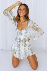 Sweet Harmony Romper Green