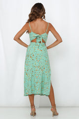 California Dreaming Midi Dress Green