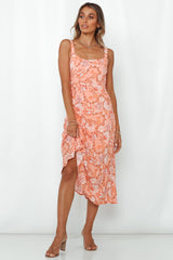 Future Dreams Midi Dress Peach