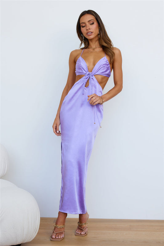 In Control Maxi Dress Lilac