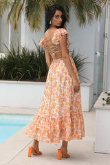 Angel Eyes Maxi Dress Orange