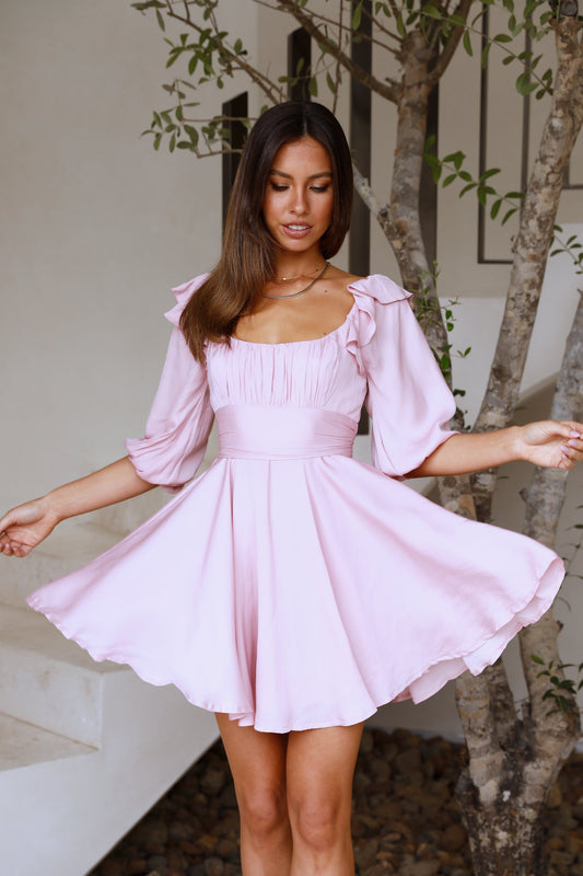 Enchanting Words Dress Blush