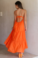 So Loveable Maxi Dress Orange