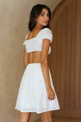 Waves Of The Ocean Dress White