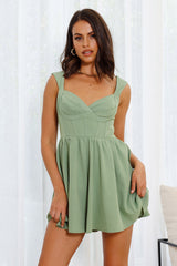 Give Notice Playsuit Green