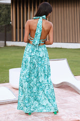 Darling Star Maxi Dress Green