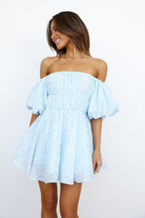 Flirty and Fun Dress Blue