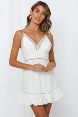 Can't Be Summer Love Dress White