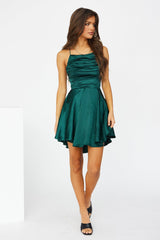 Hidden Lover Dress Forest Green