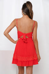 Shady Ladies Dress Red