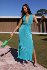 Fly Above Maxi Dress Blue