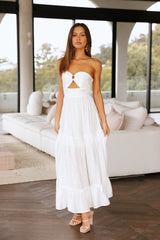 Desert Heart Maxi Dress White