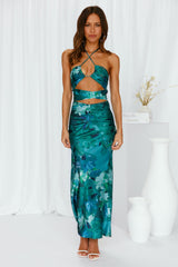 Sylvan Vibes Maxi Skirt Green