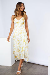 Sunrise In Paradise Midi Dress Yellow