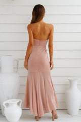 Crowning Queen Maxi Dress Rose