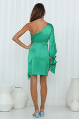 Bow Down Dress Green