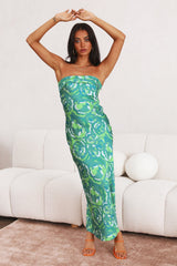 Letters Of Mine Maxi Dress Green