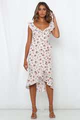 West Coast Represent Midi Dress White