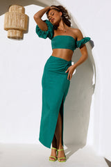 My Love Dive Maxi Skirt Green