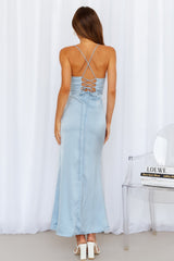 Golden Thoughts Maxi Dress Blue