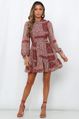 Maribelle Dress Burgundy